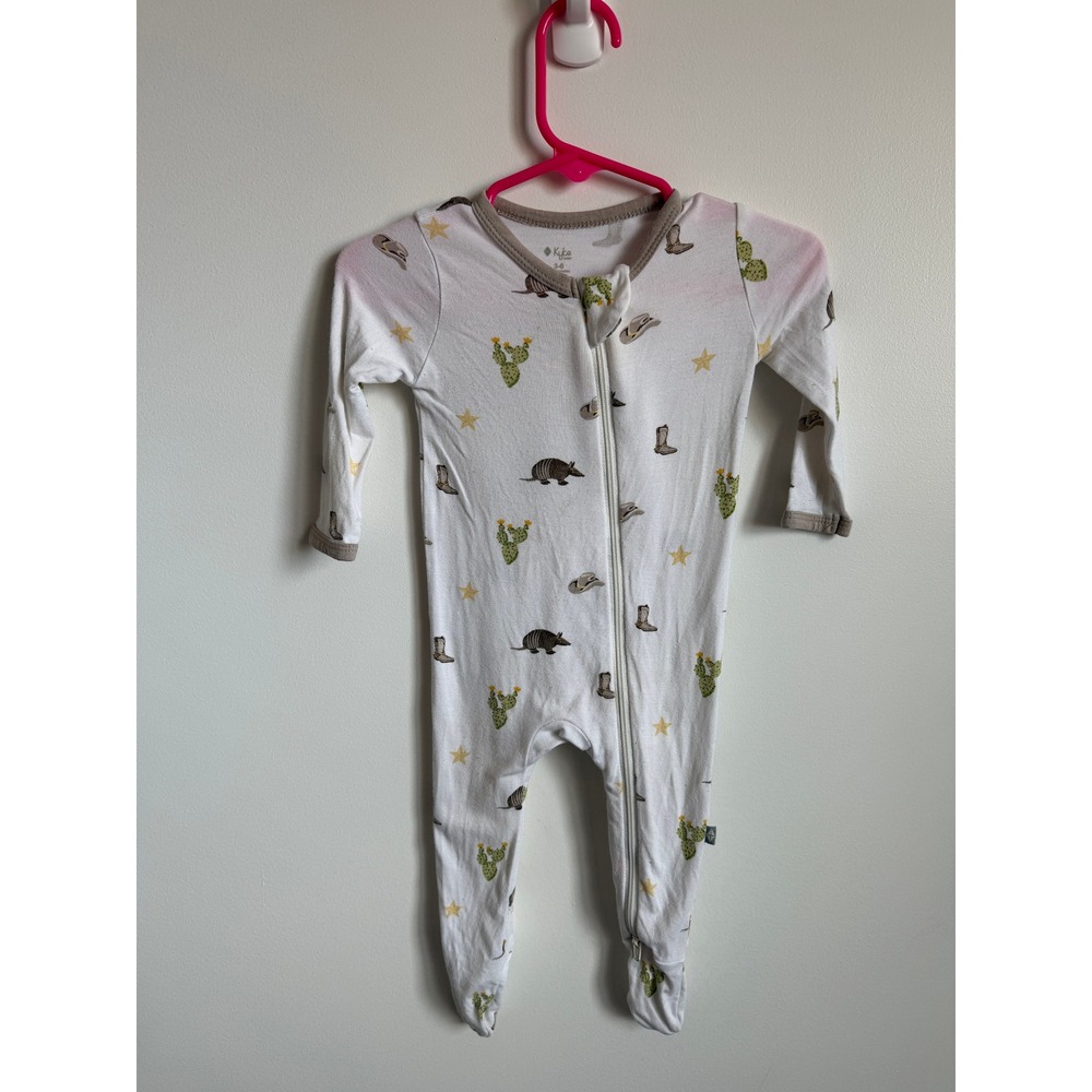 Kyte Baby Western Bamboo Footie 3-6 Months